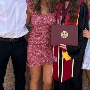 Vici Pink Floral Mini Dress